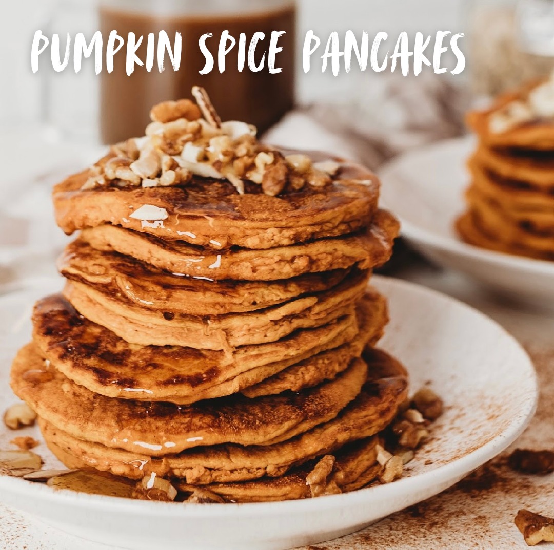 Pumpkin Spice Protein Pancakes